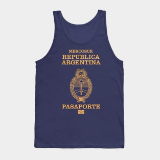 Argentina passport Tank Top